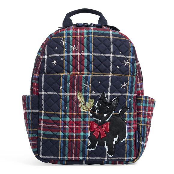 4657 Cotton Small Backpack, Scottie Dog - Recycled Cotton, One Size main image 4